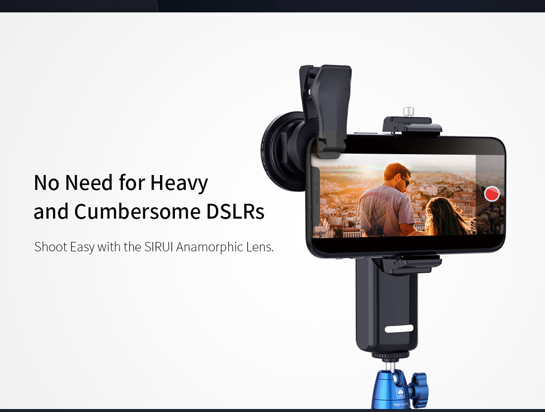 sirui anamorphic lens smartphone