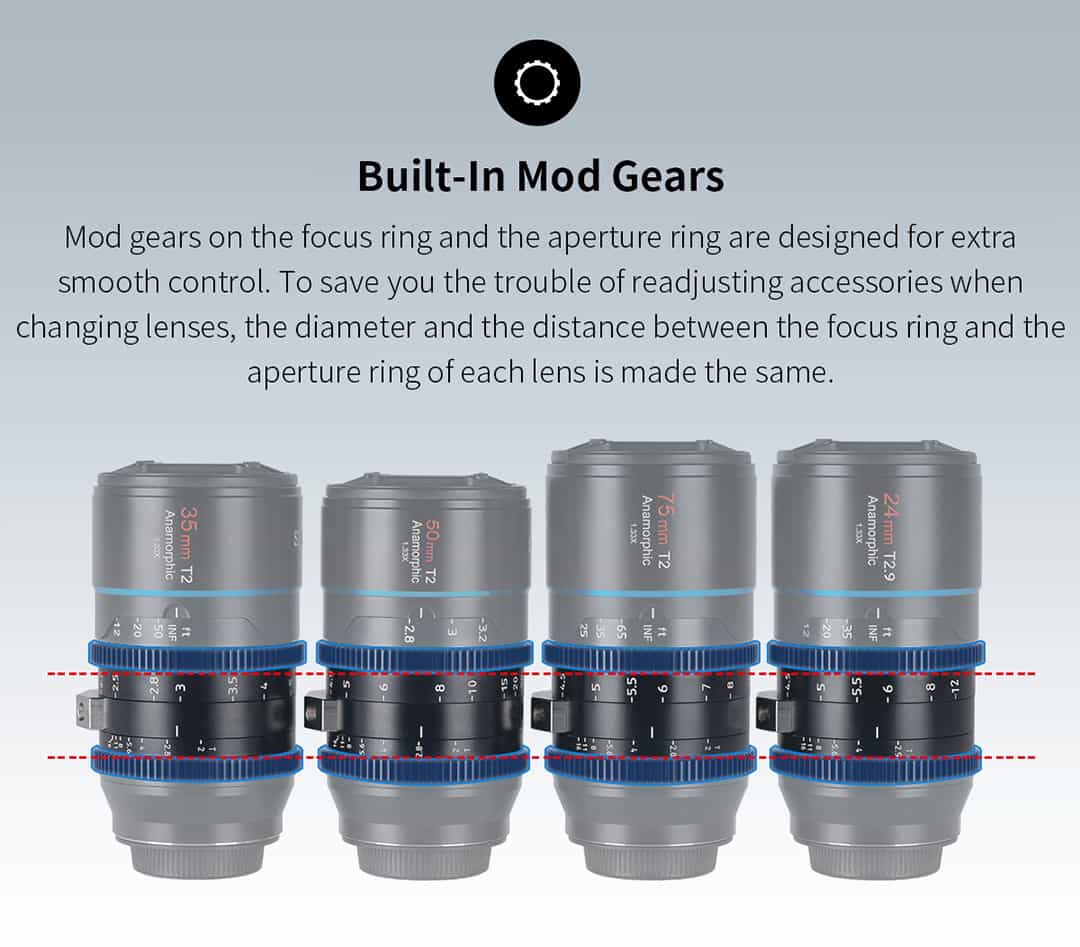 SIRUI MARS Anamorphic 4 Lens Set - SIRUI USA, LLC