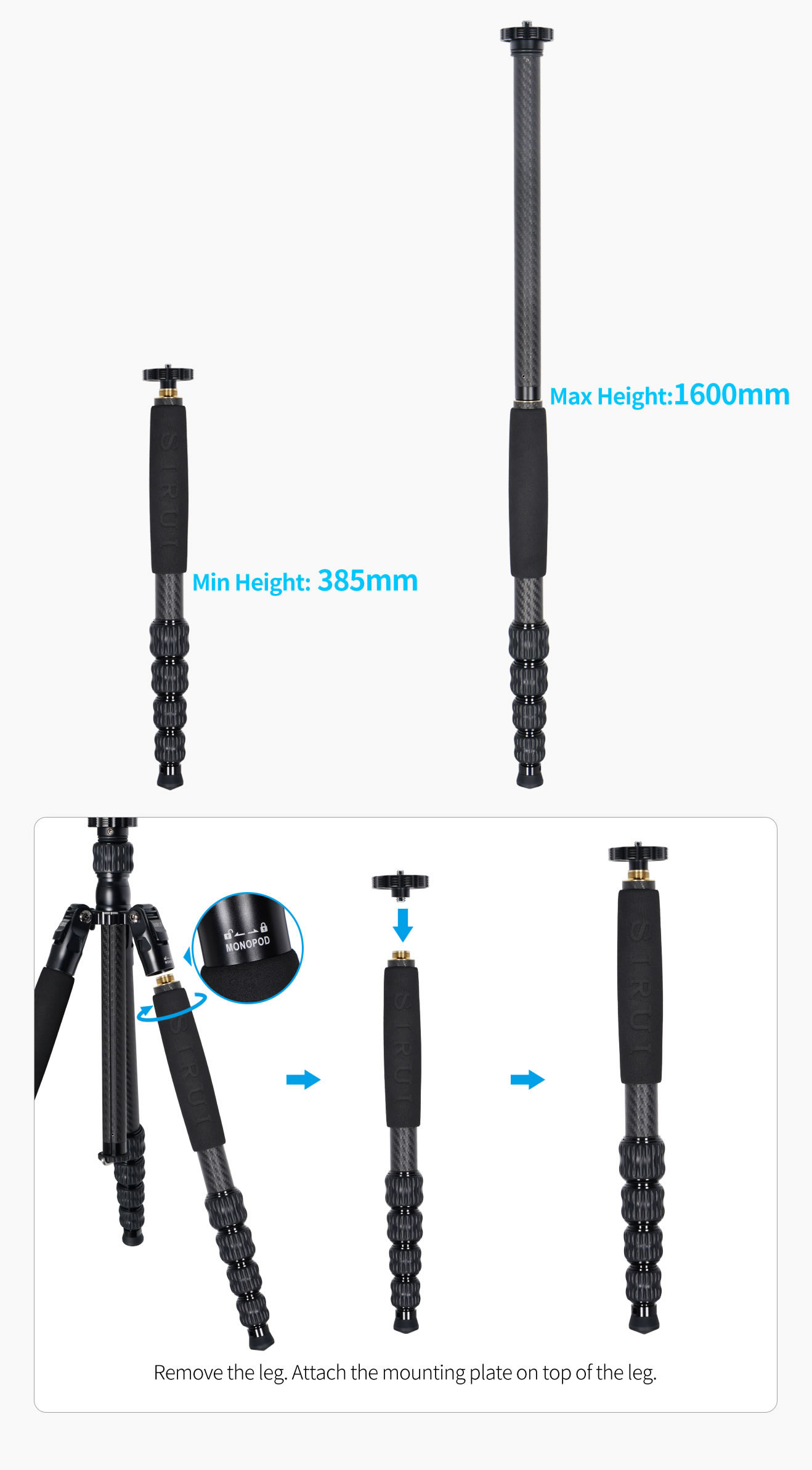 T-1005+K-10II T-1205+K-10II - SIRUI USA, LLC